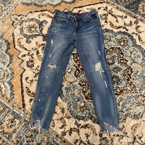 Super cute distressed jeans